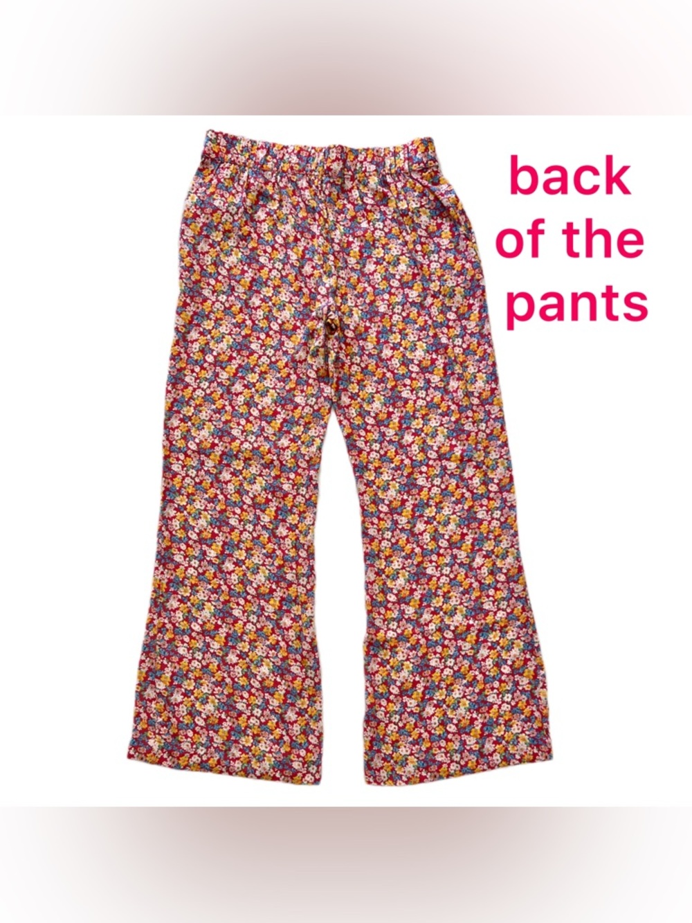 Mango MNG multicolored floral print wide leg pants US Women’s XL EUC - Picture 3 of 10